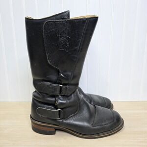 Chippewa Odessa Rally USA Motorcycle Biker Boots 27862 Black Leather Men's 11 EE